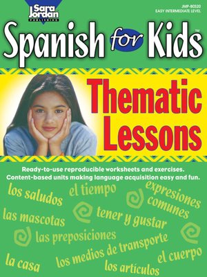 cover image of Spanish for Kids: Thematic Lessons